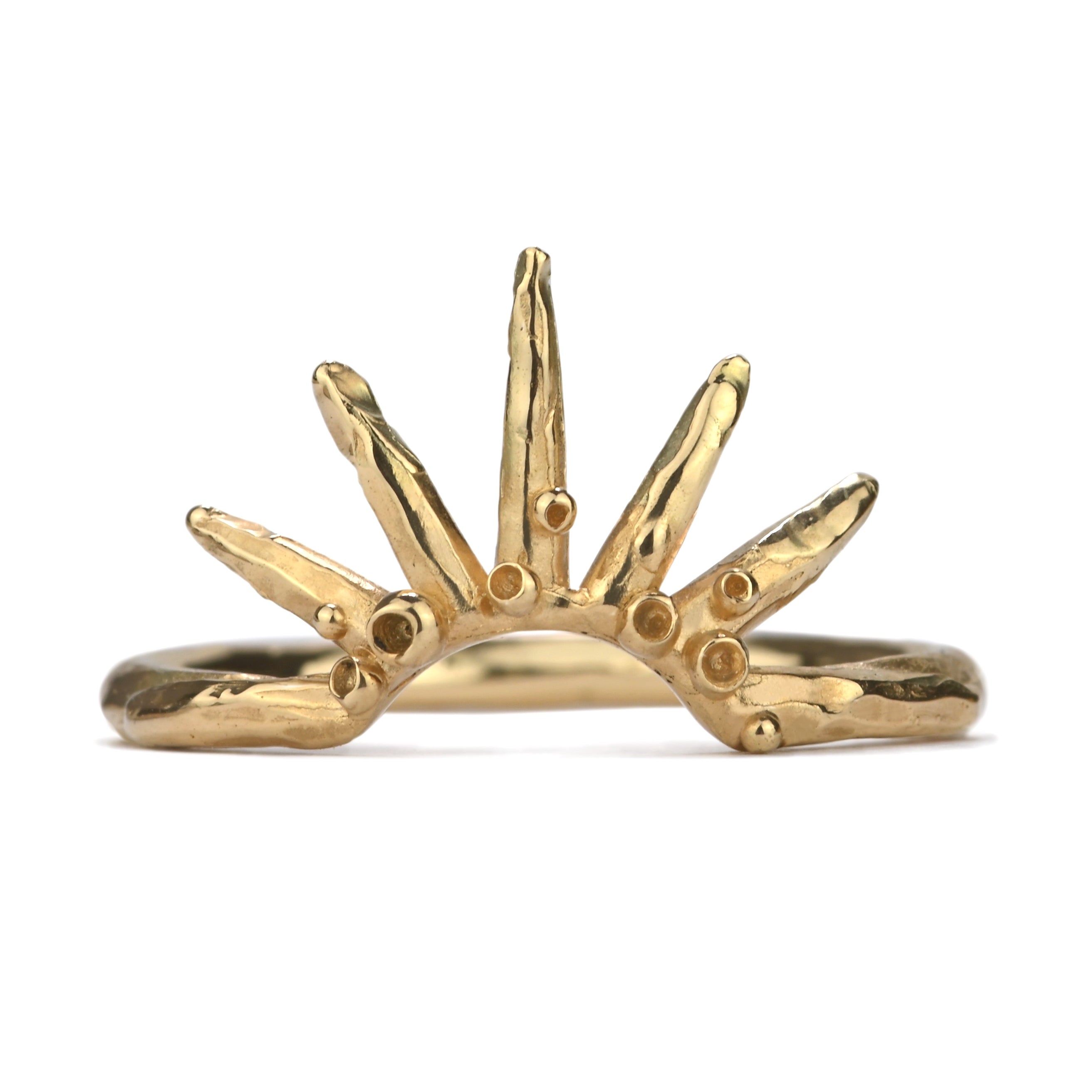 Gouden Overgrown 'Sunrise' ring